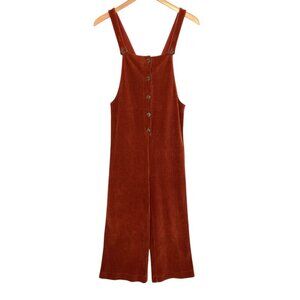 Madewell Texture & Thread Velour Corduroy Overalls